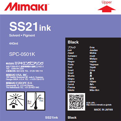 Mimaki٥SS21 ֥å440ccSPC-0501K