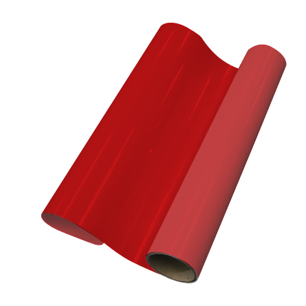 EcoStretch Red 500mm×25ｍ レッド【Siserカッティング用アイロンシート・旧P.S.Stretch】